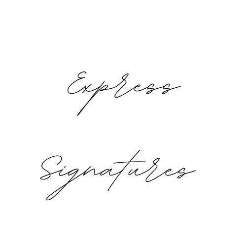 24-48hs Express Custom Signatures