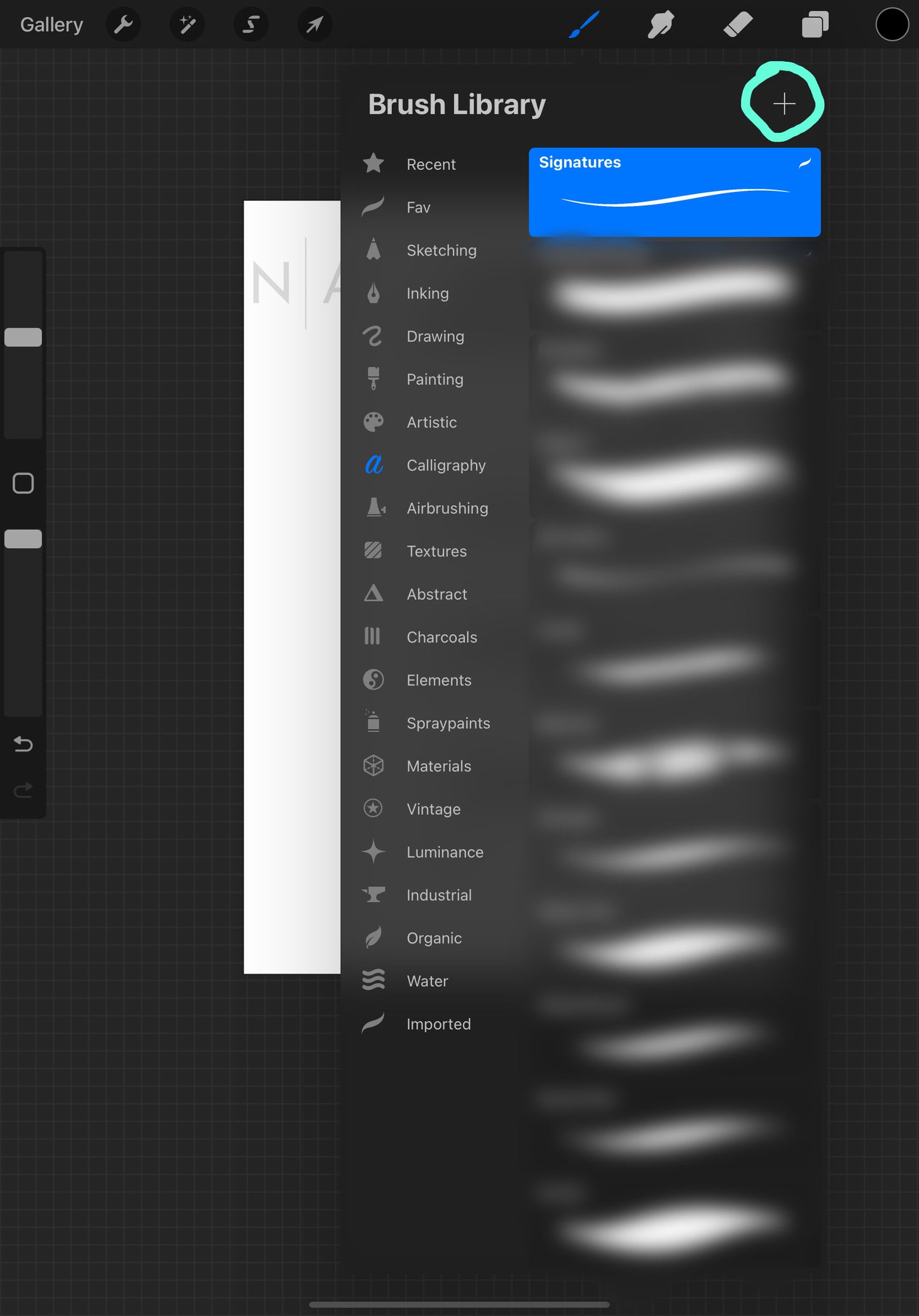 Procreate Signatures Brush